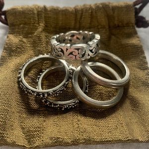 Lois Hill Stacker Rings - set of 5